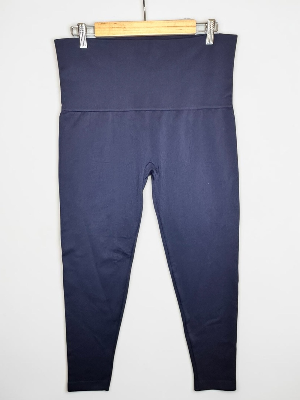 Breezies Seamless Tummy Smoothing Legging Navy - Regular